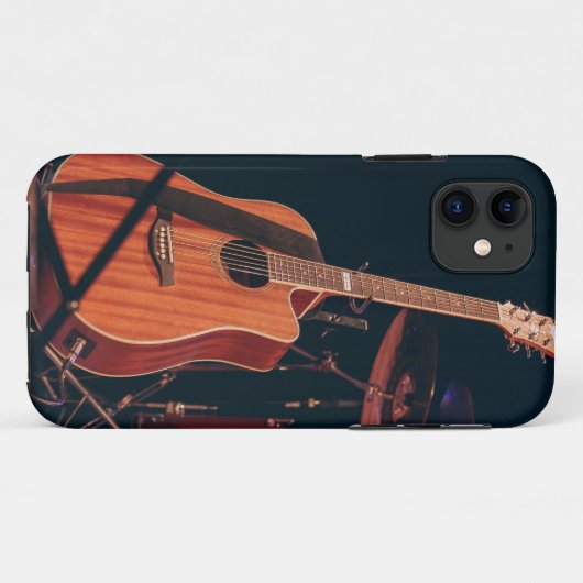 Coole akustische Gitarre Case-Mate iPhone Hülle (Rückseite (Horizontal))