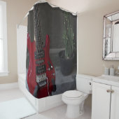 Coole akustische Gitarre Duschvorhang (Beispiel)