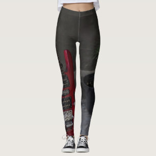 Coole akustische Gitarre Leggings