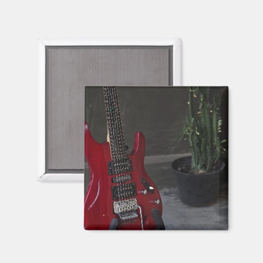 Coole akustische Gitarre Magnet (Vorderseite/Rückseite)