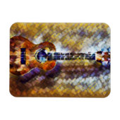 Coole akustische Gitarre Magnet (Horizontal)