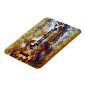 Coole akustische Gitarre Magnet (Linke Seite)