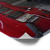 Coole akustische Gitarre Poster (Ecke)