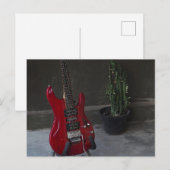 Coole akustische Gitarre Postkarte (Vorne/Hinten)