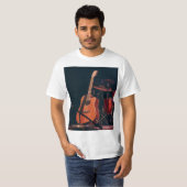 Coole akustische Gitarre T-Shirt (Vorne ganz)
