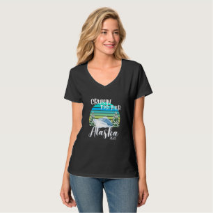 Coole Alaska Cruise 2023 Familienreise T-Shirt