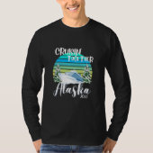 Coole Alaska Cruise 2023 Familienreise T-Shirt (Vorderseite)