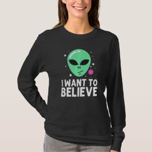 Coole Alien Art for Men Grüne Galaxie T-Shirt