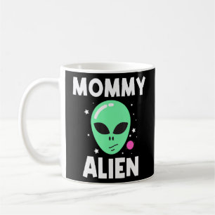 Coole Alien für die Mama Grüne Leiterin der Galaxi Kaffeetasse