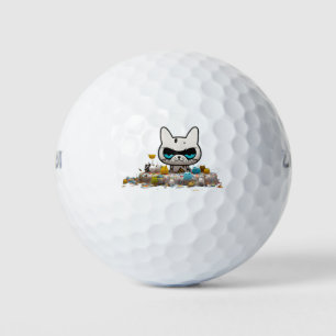 Coole Alien-Monster Golfball