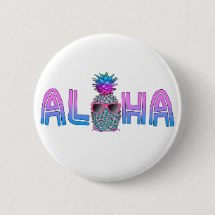 Coole Aloha-Ananas Button