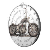 Coole alte Motorrad Dartscheibe (Vorderseite rechts)