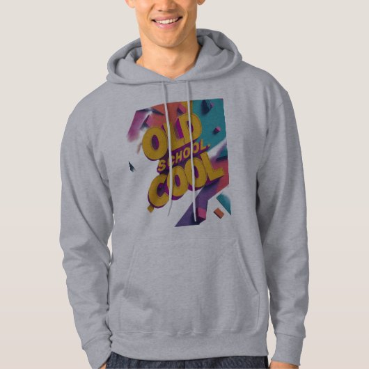 Coole Alte Schule Hoodie (Vorderseite)