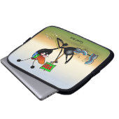 Coole Ameise - Laptop-Hülse Laptopschutzhülle (Vorne Knopf)