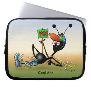 Coole Ameise - Laptop-Hülse Laptopschutzhülle