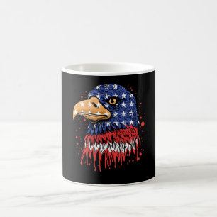 Coole amerikanische Flagge Eagle Art - US-Flagge Kaffeetasse