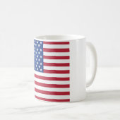 Coole amerikanische Flagge Kaffeetasse (VorderseiteRechts)