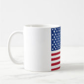Coole amerikanische Flagge Kaffeetasse (Links)