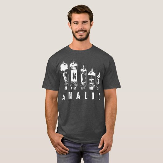 Coole Analog Vakuum Tubes Geschenk Funny Electron T-Shirt (Vorne ganz)