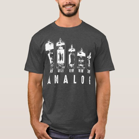 Coole Analog Vakuum Tubes Geschenk Funny Electron T-Shirt (Vorderseite)