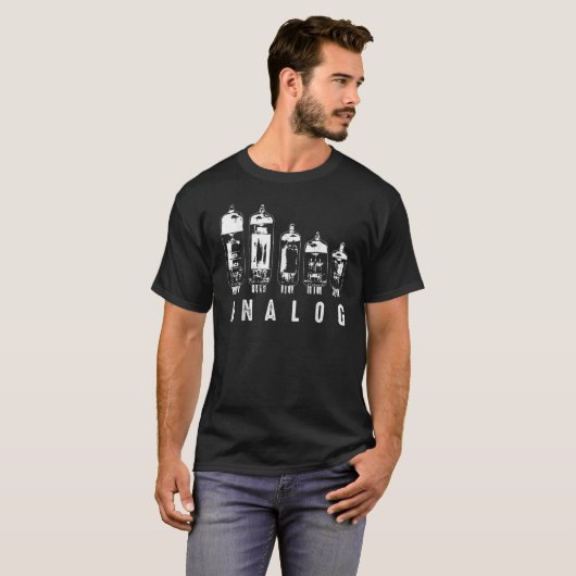 Coole Analog Vakuum Tubes Geschenk Funny Electron  T-Shirt (Vorne ganz)