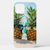 Coole Ananas am Strand Case-Mate iPhone Hülle (Rückseite)
