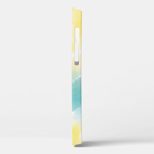 Coole Ananas, Aquarellenbogen-Gefärbte Krawatte Case-Mate iPhone Hülle (Rückseite / Links)