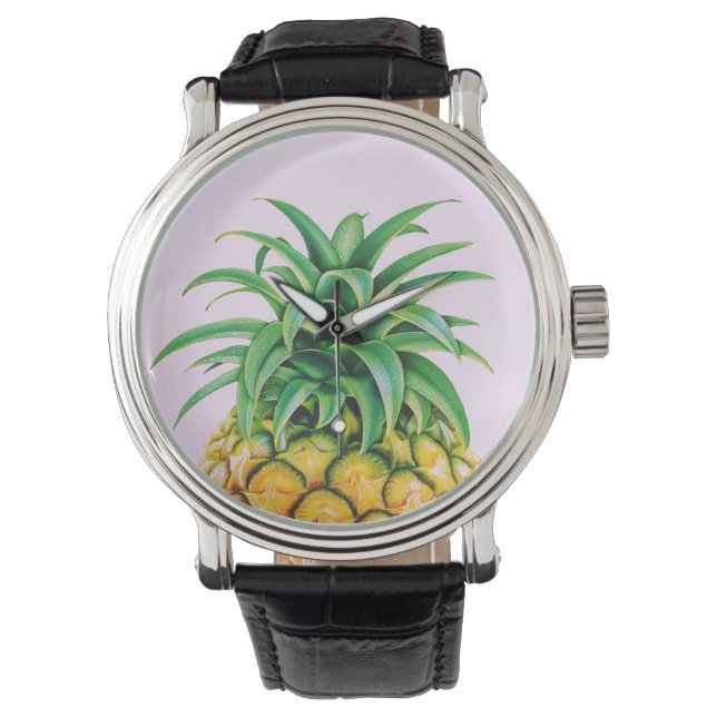 Coole Ananas Armbanduhr (Vorderseite)