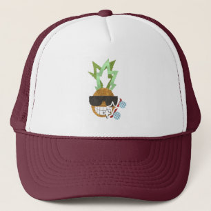 Coole Ananas-Baseballmütze Truckerkappe