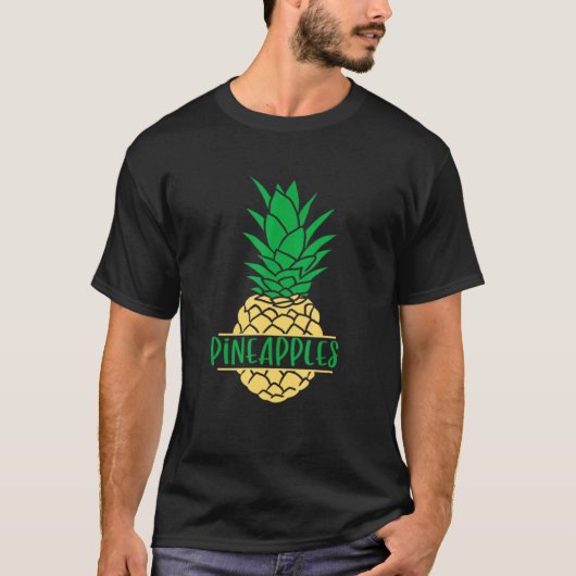 Coole Ananas bleibe Sommer Ananas Vacati T-Shirt (Vorderseite)