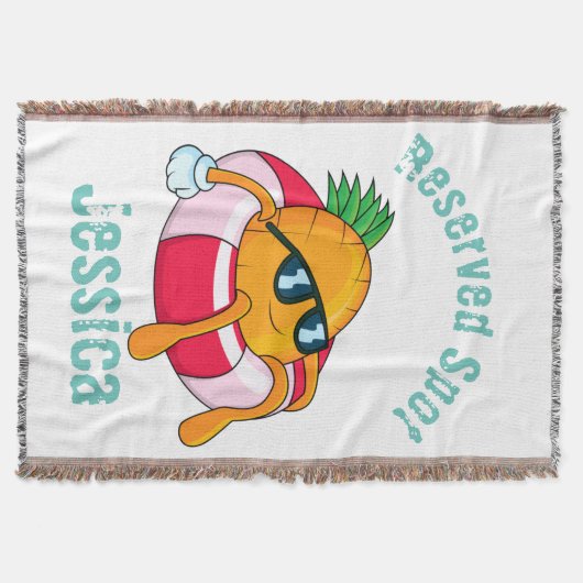 Coole Ananas Decke (Vorderseite)