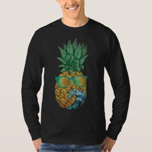 Coole Ananas Exotic Fruit Sonnenbrille Wave Tropic T-Shirt