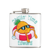 Coole Ananas Flachmann (Vorderseite)