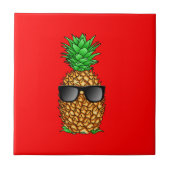 Coole Ananas Fliese (Vorderseite)