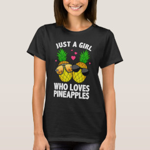Coole Ananas für Mädchen Hawaiian Aloha Pine T-Shirt