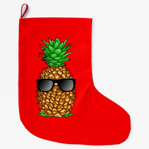 Coole Ananas Großer Weihnachtsstrumpf