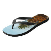 Coole Ananas im Ozean Badesandalen (Schrägansicht)