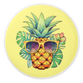 Coole Ananas Keramikknauf (Vorderseite)