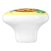 Coole Ananas Keramikknauf (Seitenansicht)