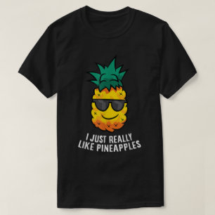 Coole Ananas Lustiges Frucht-Design T-Shirt
