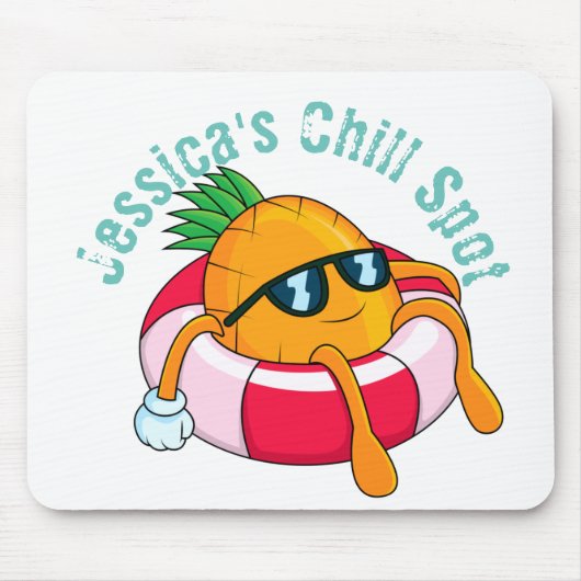 Coole Ananas Mousepad (Vorne)