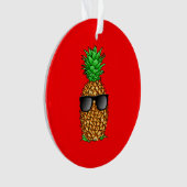Coole Ananas Ornament (Vorderseite)