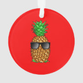 Coole Ananas Ornament (Rückseite)