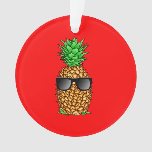 Coole Ananas Ornament (Vorderseite)