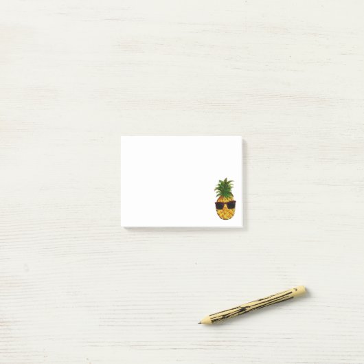 Coole Ananas Post-it Klebezettel (Auf Schreibtisch)