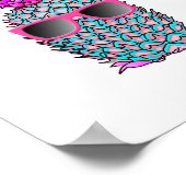 Coole Ananas Poster (Ecke)
