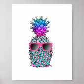 Coole Ananas Poster (Vorne)