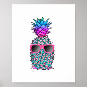 Coole Ananas Poster