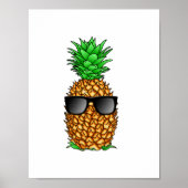 Coole Ananas Poster (Vorne)
