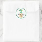 Coole Ananas Runder Aufkleber (Tasche)
